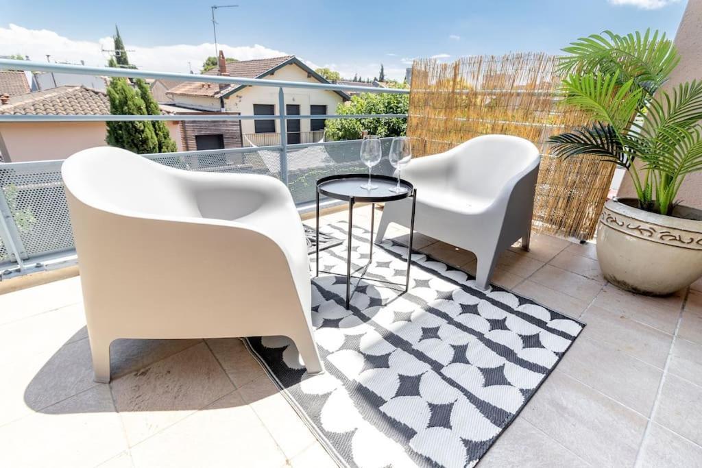 Beautiful Apartment With Terrace + Private Parking Toulouse Extérieur photo